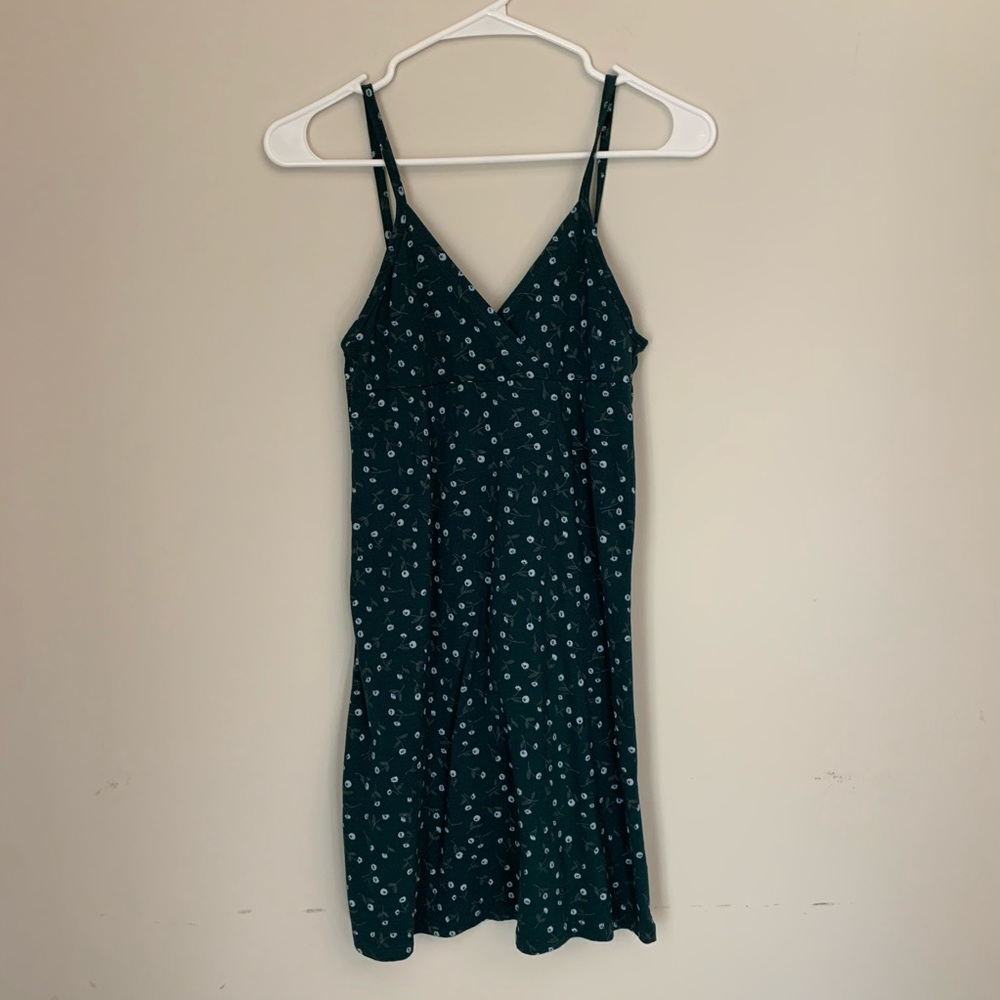 Green Brandy Melville Floral Dress